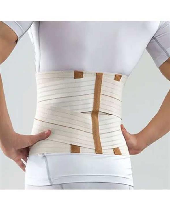 شکم تمام کش پل دار منفذ دار پاک سمن paksaman 145 145 elastic abdominal support with soft bar